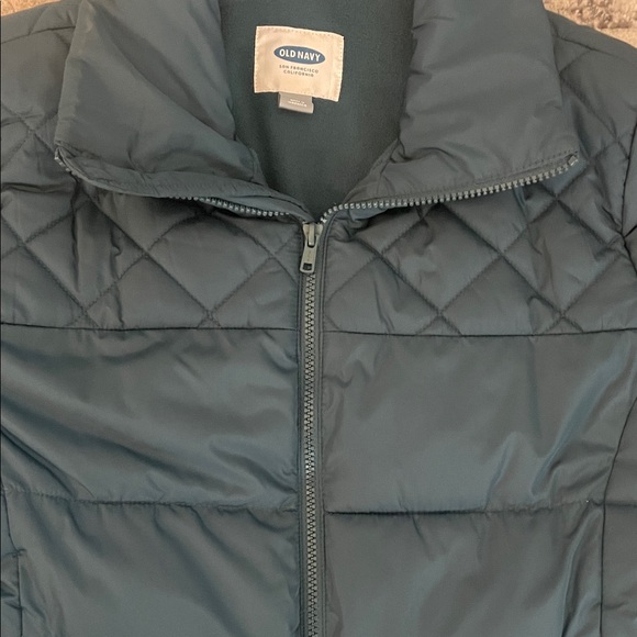Old Navy Dark Blue Quilted Puffer Jacket - Picture 2 of 5